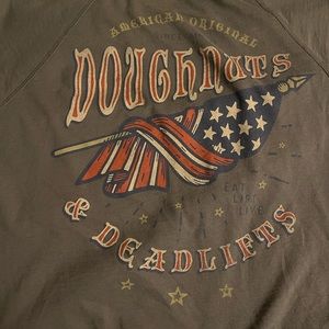 Doughnuts and Deadlifts Crew long sleeve